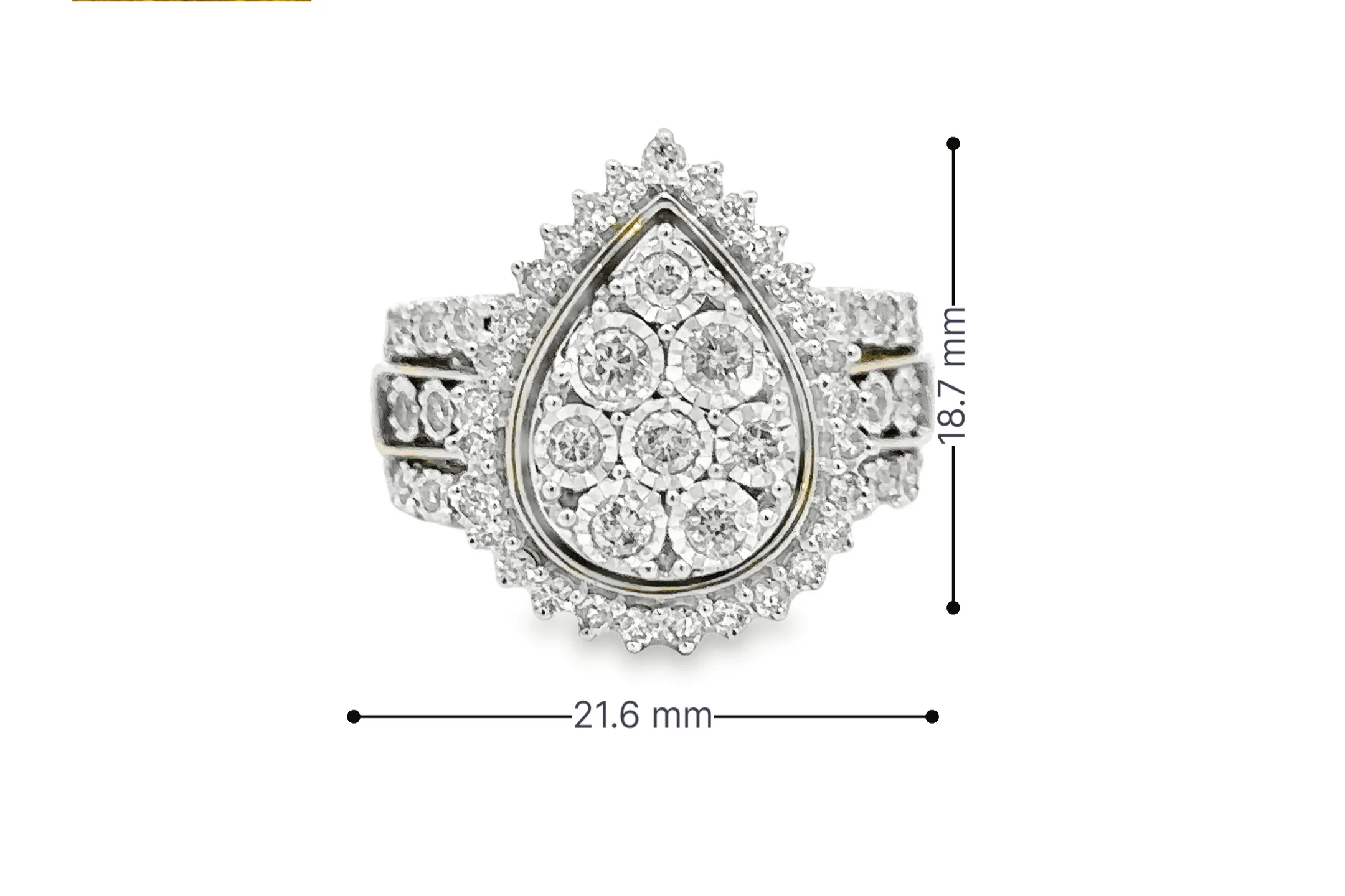 10K Gold 1.00 CTW Diamond Ring