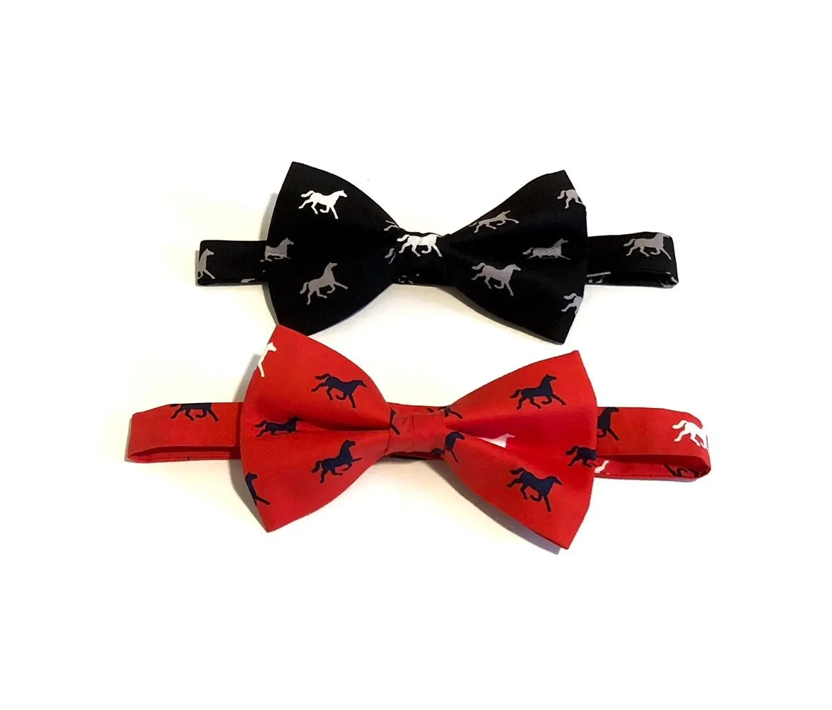 Derby Day Horses Novelty Bow Ties