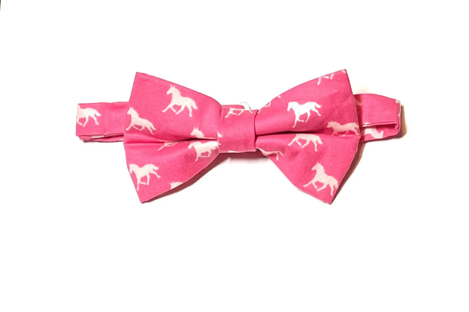 Derby Horses Bow Tie & Pocket Square Set