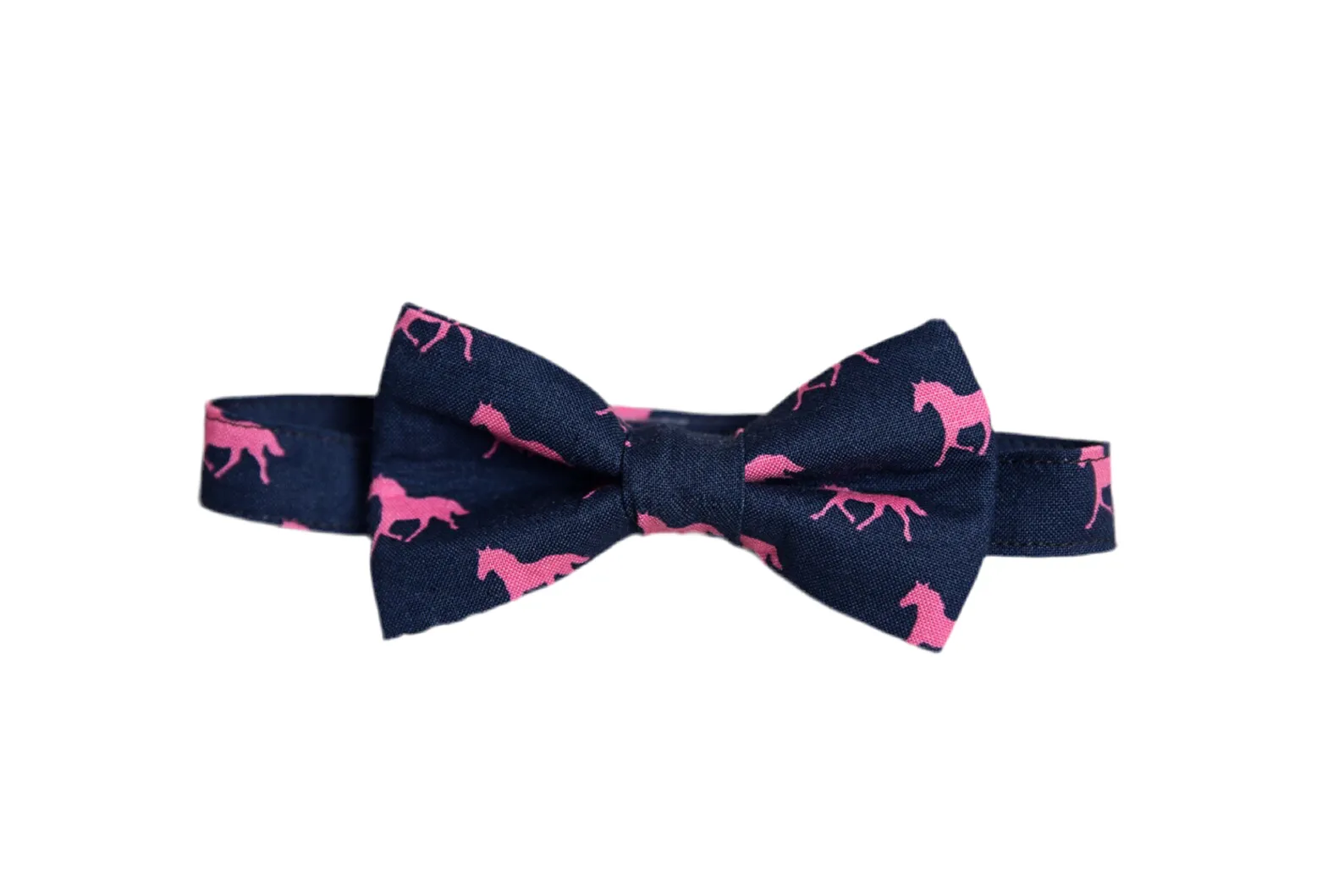 Derby Horses Bow Tie & Pocket Square Set