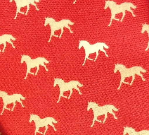 Derby Horses Bow Tie & Pocket Square Set