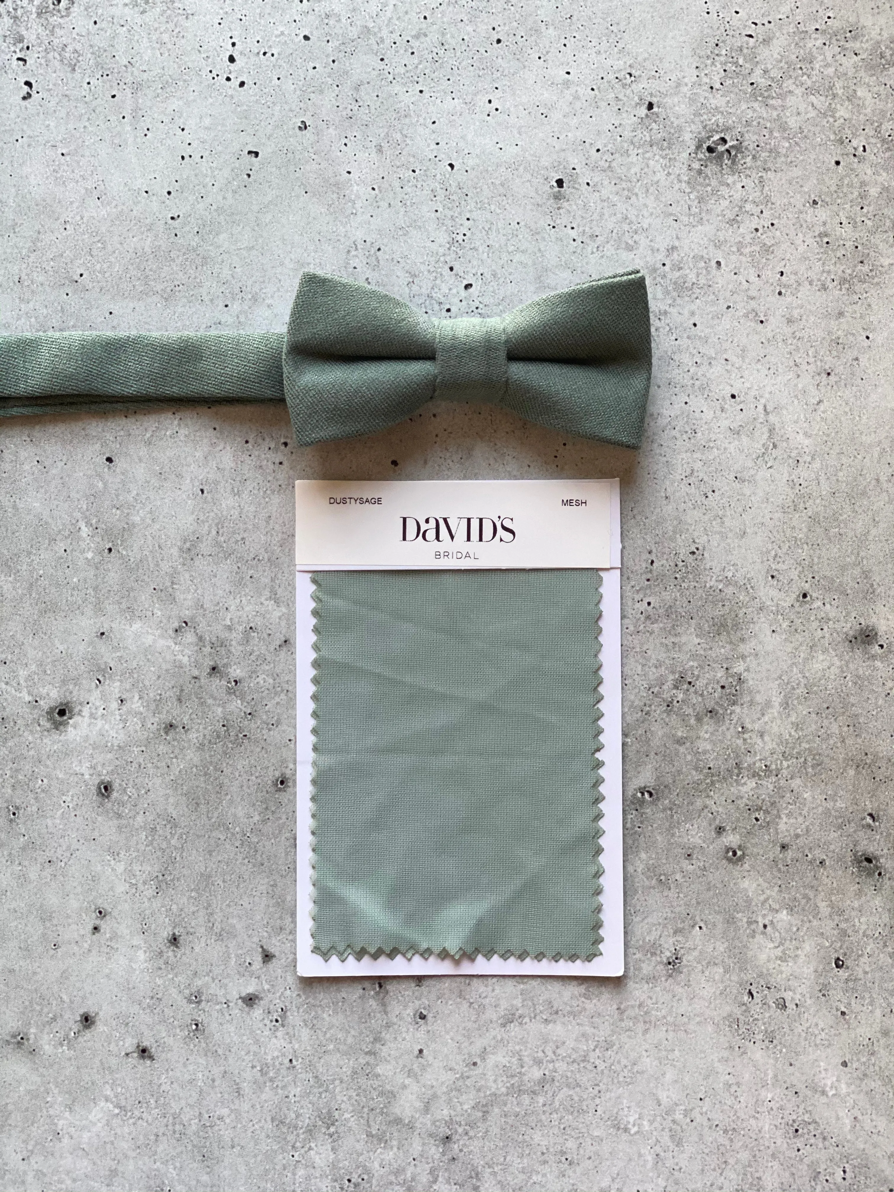Eucalyptus No. 43 Linen Pre Tied Bow Tie