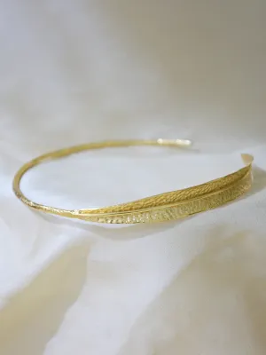 Ira Brass Choker Gold