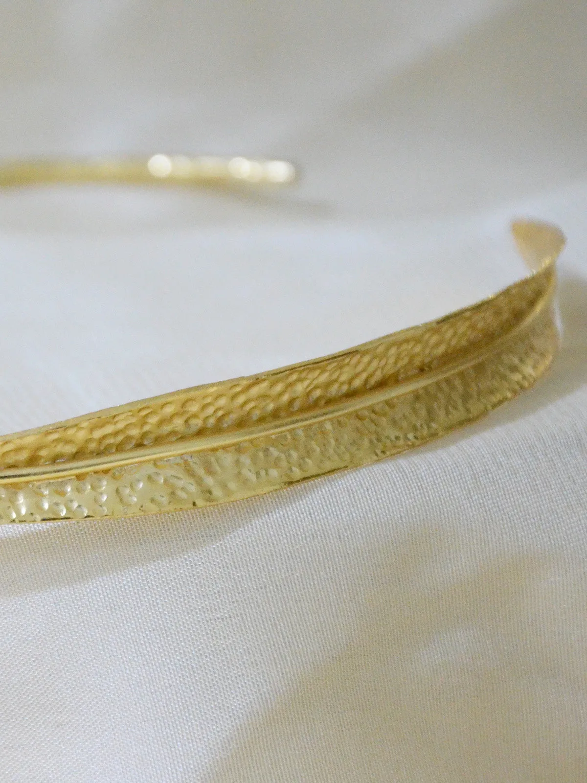Ira Brass Choker Gold