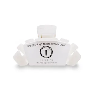 Medium Teletie Hair Clip (Black, White, Almond)