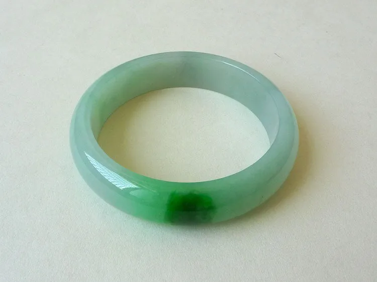 Natural Jade Bangle Jadeite Bangle Internal Diameter 58.5mm BER714