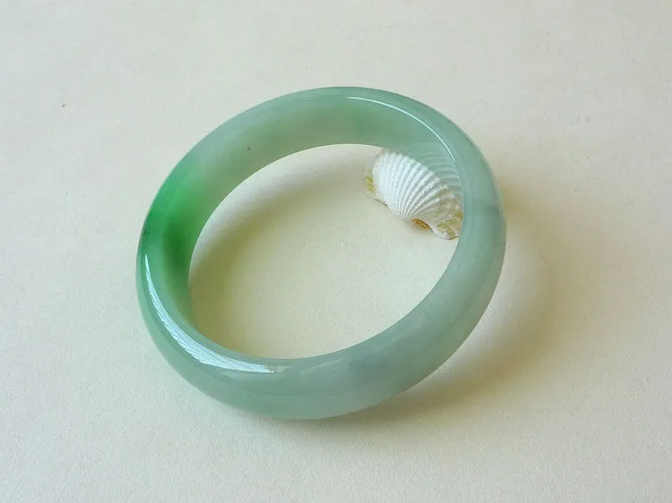 Natural Jade Bangle Jadeite Bangle Internal Diameter 58.5mm BER714
