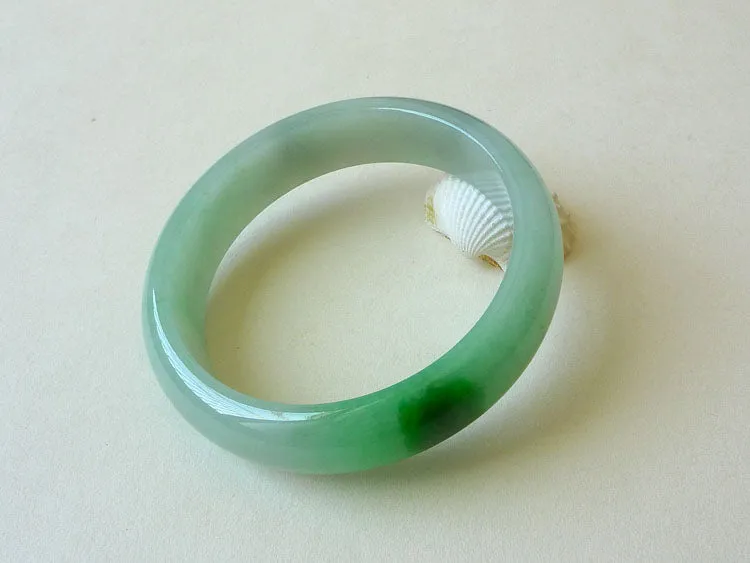 Natural Jade Bangle Jadeite Bangle Internal Diameter 58.5mm BER714