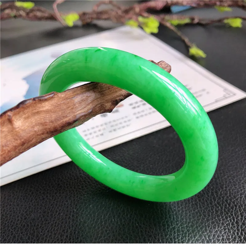 Natural Jade Bangle Jadeite Bangle Internal Diameter 58mm L4031750