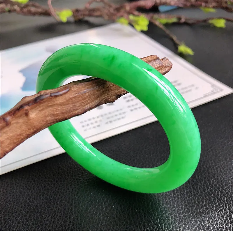 Natural Jade Bangle Jadeite Bangle Internal Diameter 58mm L4031750