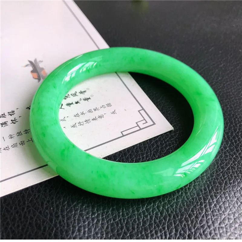 Natural Jade Bangle Jadeite Bangle Internal Diameter 58mm L4031750