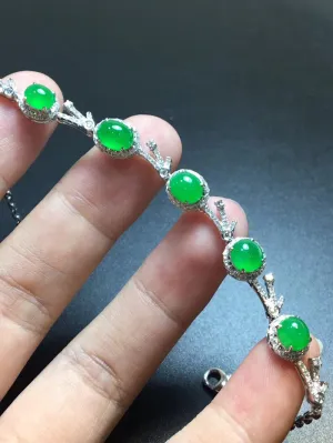 Natural Jade Bracelet Jadeite Bracelet NBT48