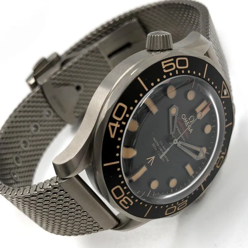 Omega Seamaster Diver 300 Co-Axial Master Chronometer 007 210.90.42.20.01.001 Titanium Titanium Watch Men's Used