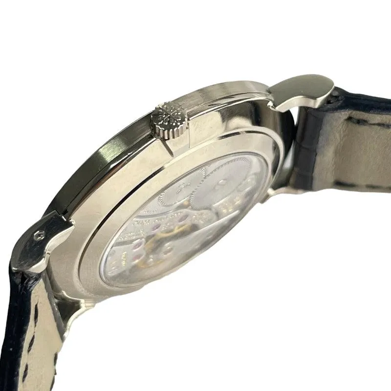Patek Philippe Calatrava 3919SG-001 White K18WG Watch Men's Used