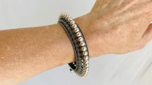 Sterling Silver Indian Bangle.