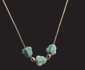 Triple Jade Pua Necklace