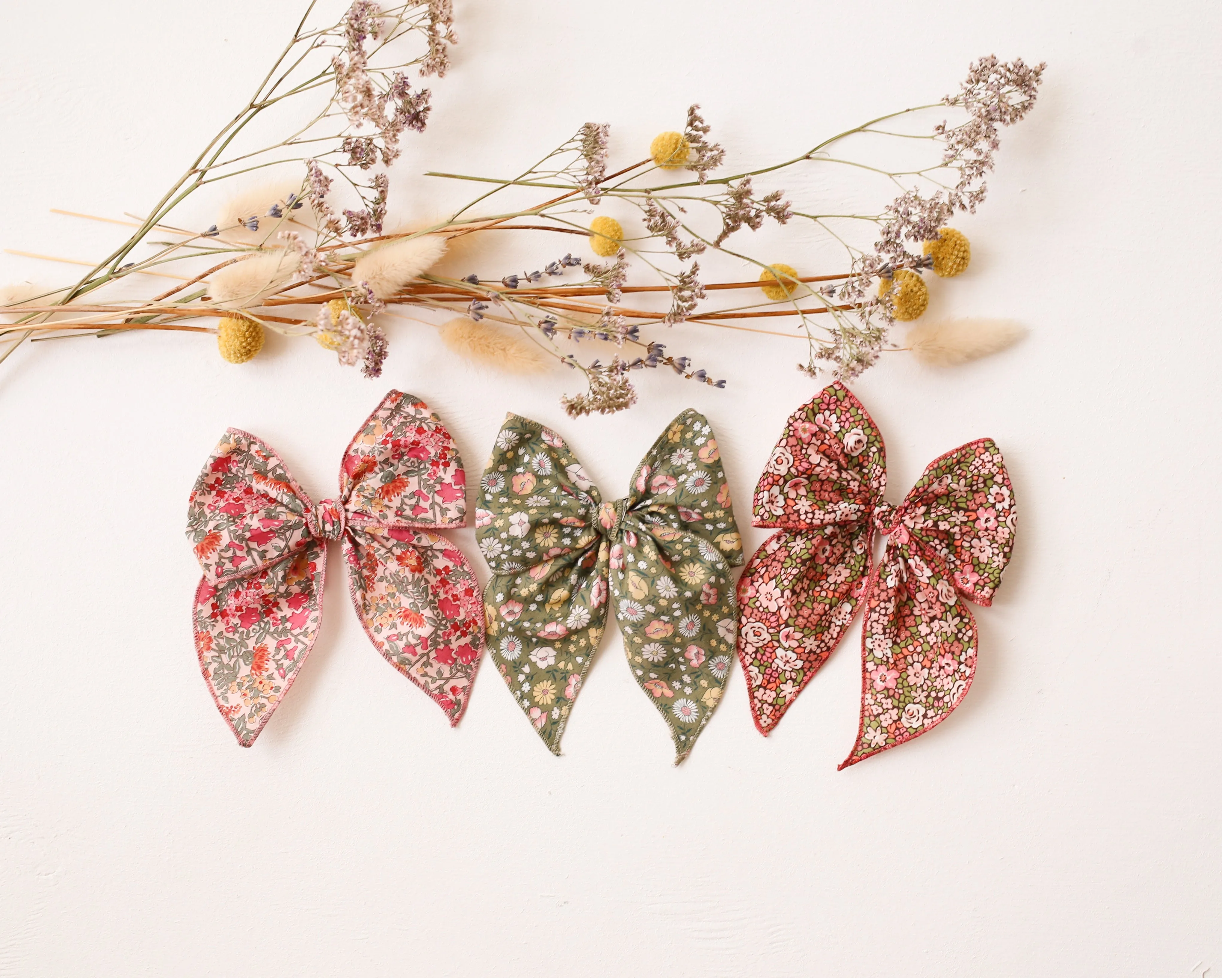 Whimsy Hair Bow in Emma Louise Liberty Print